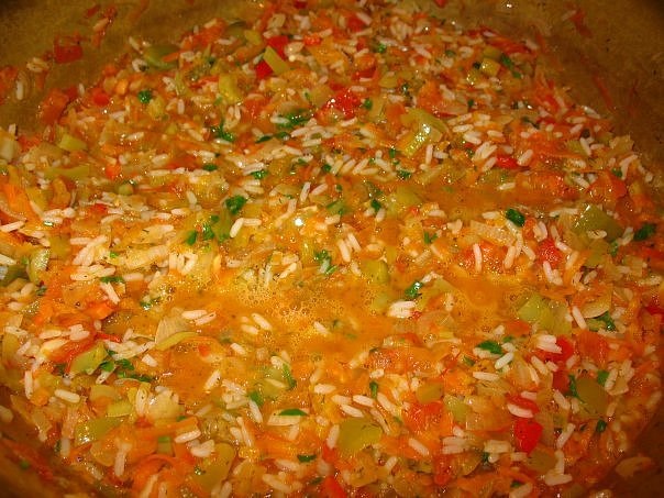 Так выглядит наш салат в процессе приготовления