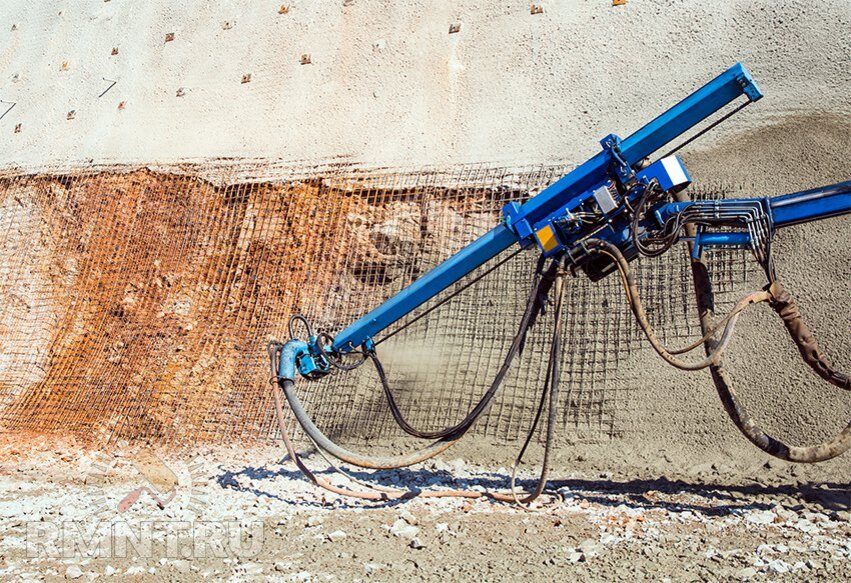 Торкретирование или набрызг-бетон: технология процесса | Строительный ...