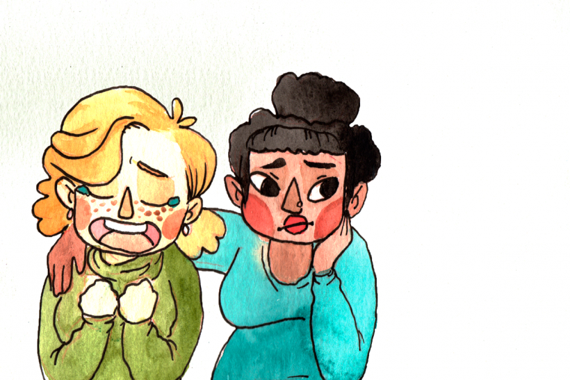 Токсичная подруга. Карикатура. Фото из открытого источника  ravishly.com