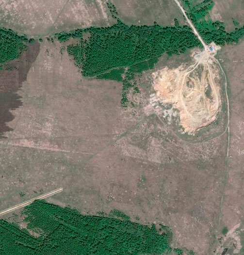 Космический снимок пятилетней давности