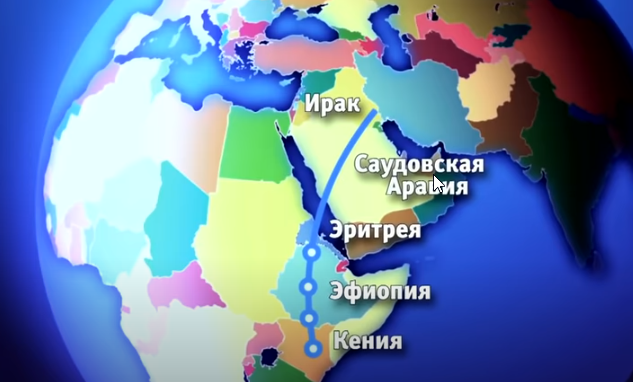 Миграция древних предков Андрея Малахова по отцовской линии (картинка взята из ОИ)