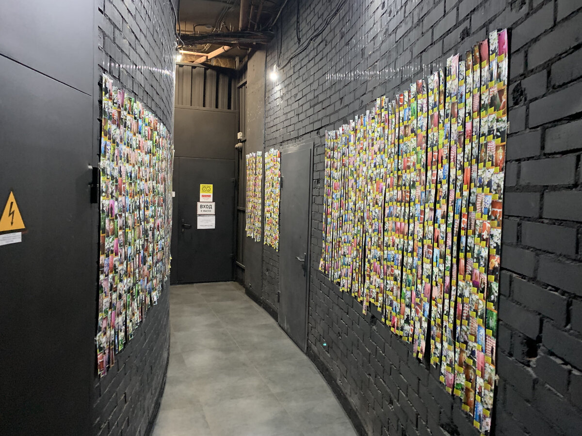 Коридор, ведущий в Музей. Здесь можно увидеть фото посетителей экспозиции