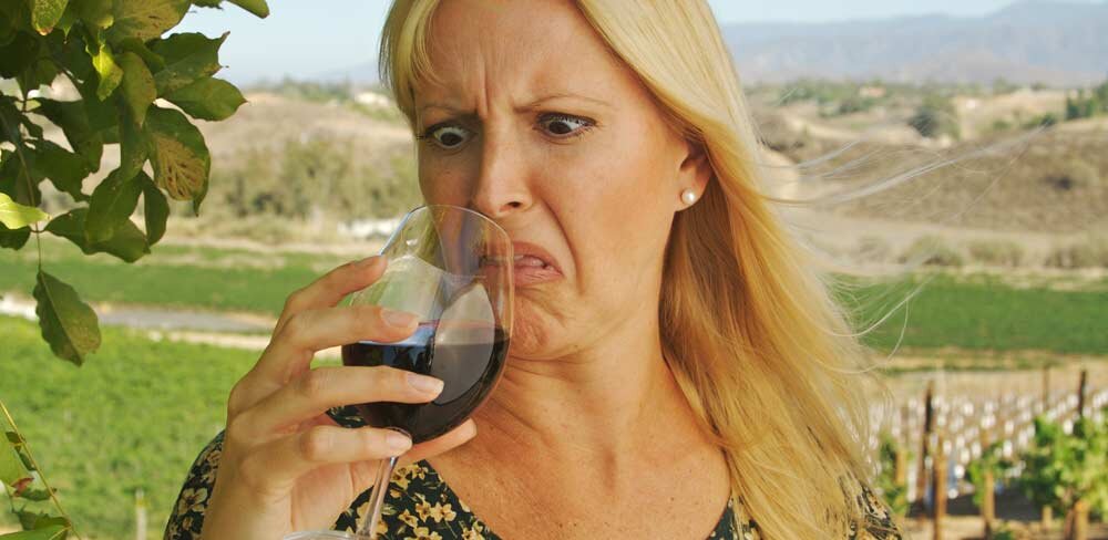 Пить действительно испорченное вино просто невозможно. (взято из свободных источников)