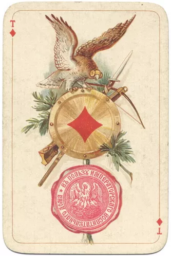 Бубновый туз из колоды "Русский стиль"