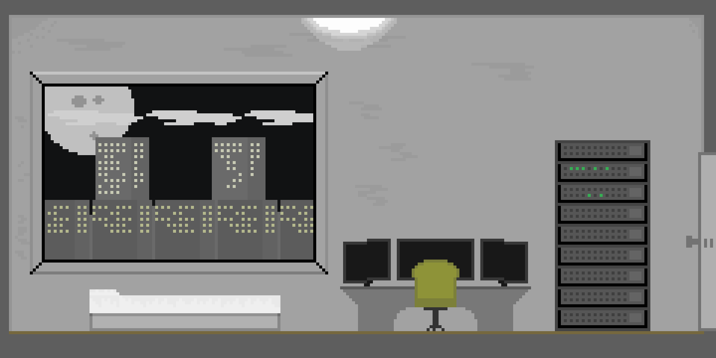 Комната хакера или программиста.