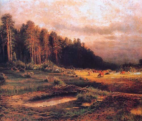 " Лосиный остров в Сокольниках" 1869г.