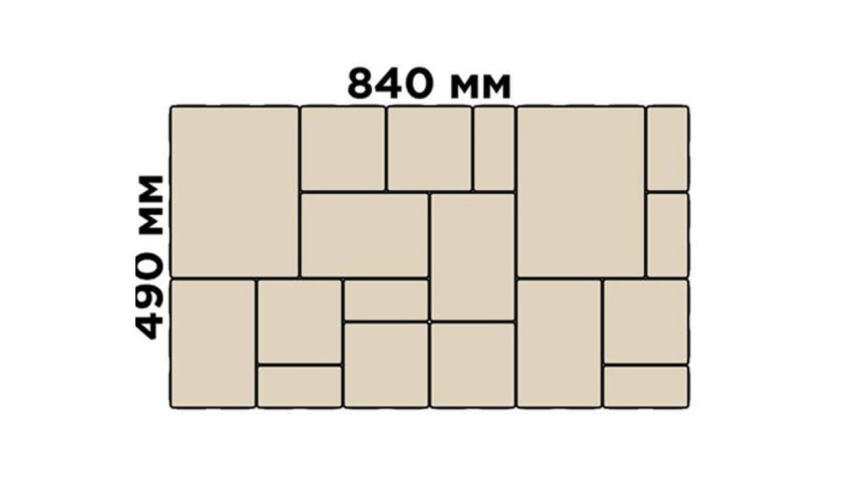 Схема укладки тротуарной плитки бавария