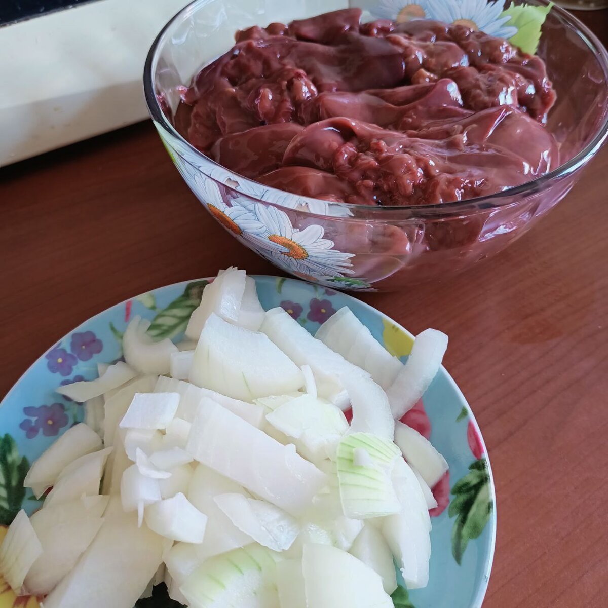 Лук и печень