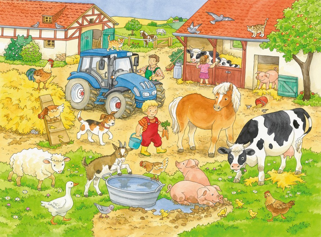 Домашний домашние животные пазлы. Домашние животные на ферме. Домашние животные в деревне. Ферма с домашними животными для детей. Домашние животные на ферме для детей.