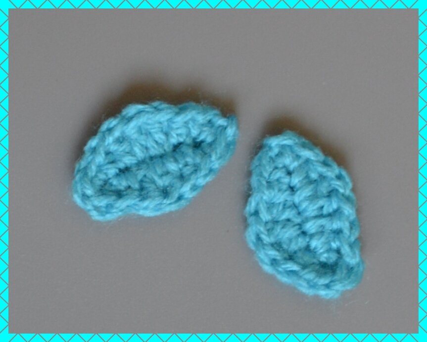 Крылья для совёнка вяжутся отдельно от туловища