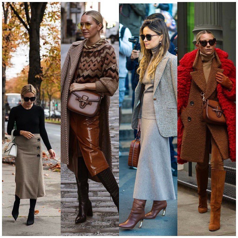 Заводим обувь под подол