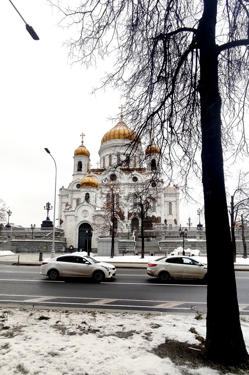 Храм Христа Спасителя в ноябре