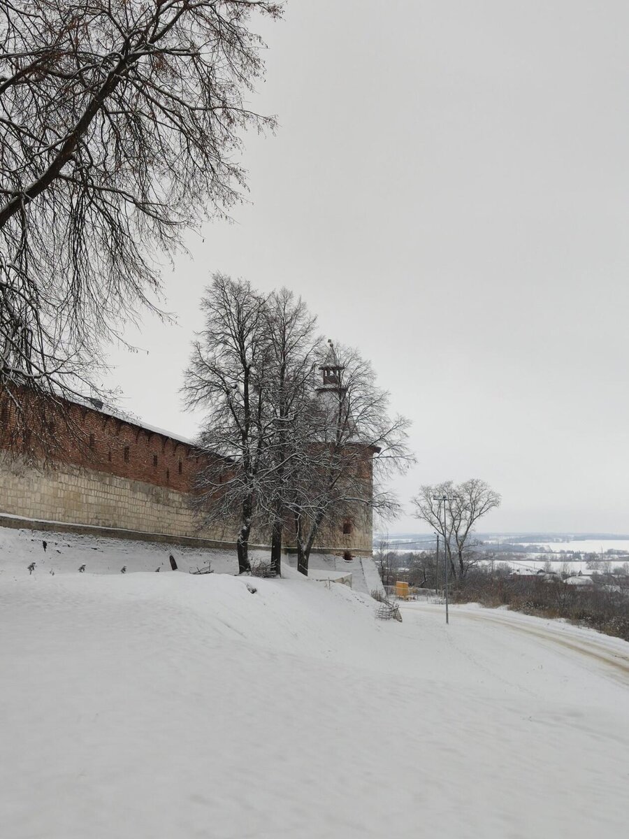 Караульная наугольная башня. Кремль. Зарайск.