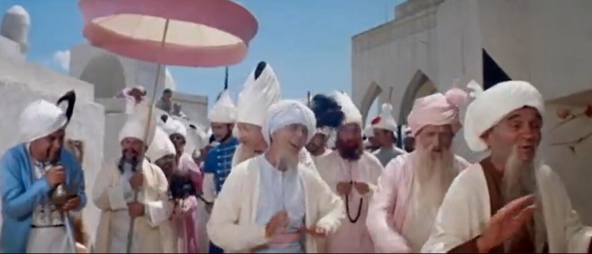 кадр из фильма "Волшебная лампа Аладдина"