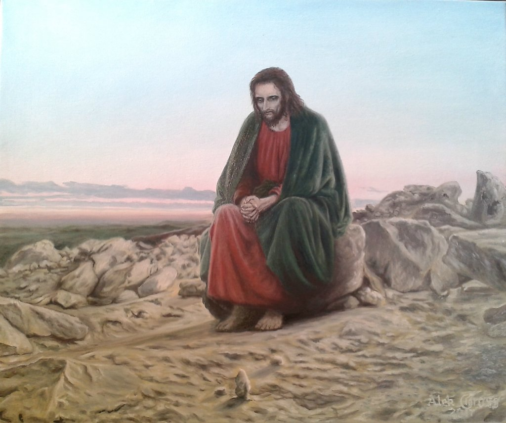 И.Н.Крамской. Христос в пустыне. 1872. Христос в пустыне Крамской. Иисус Христос в пустыне Крамской. Господь искушает