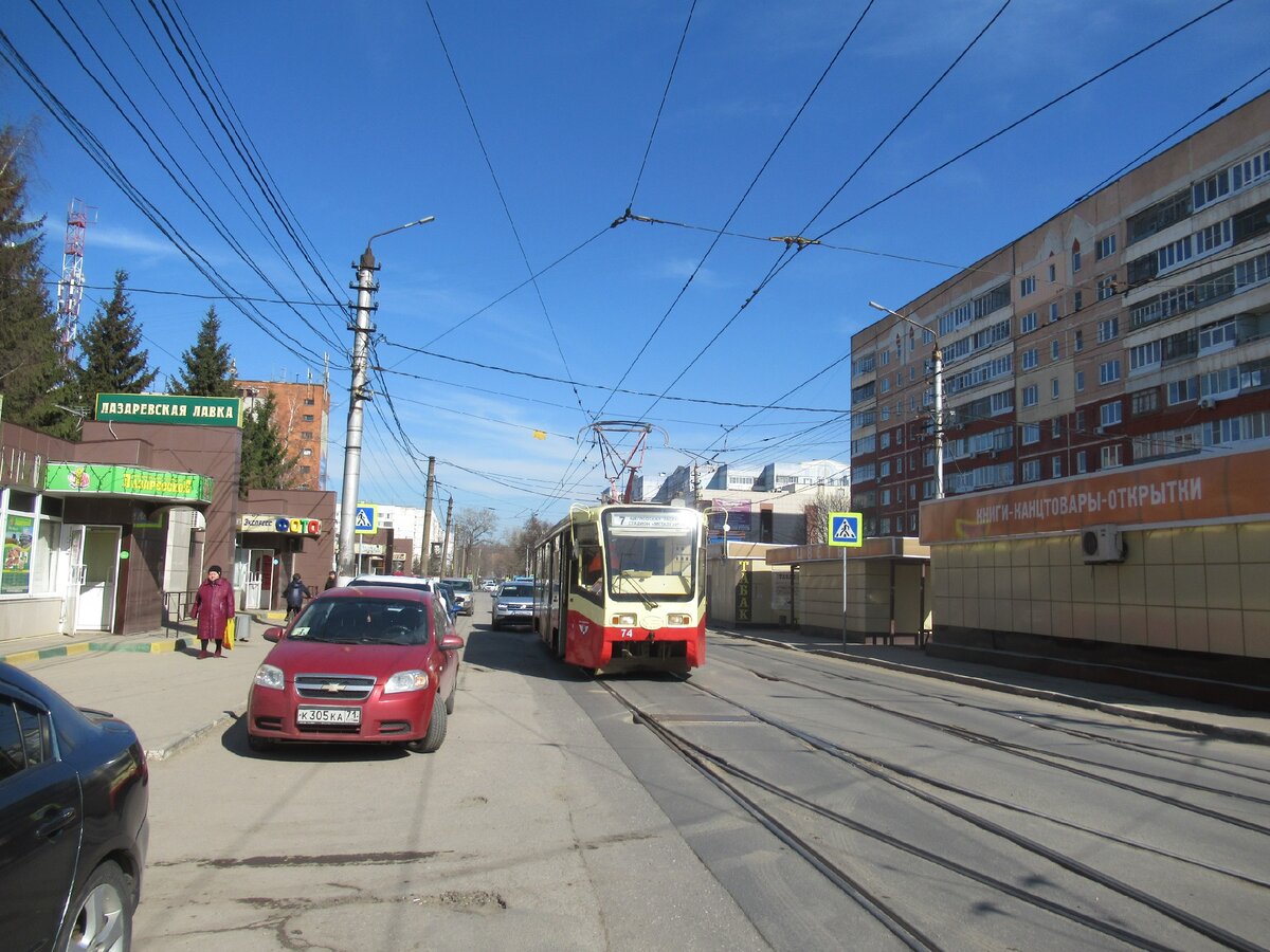 Трамвайная стрелка, Марата/Плеханова, Тула