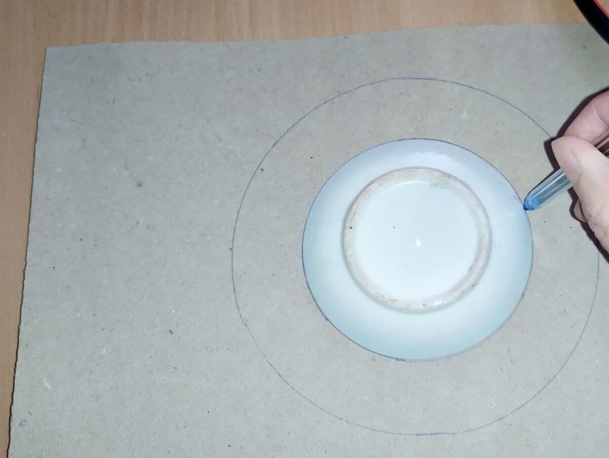 Фото 2. Рисую окружность