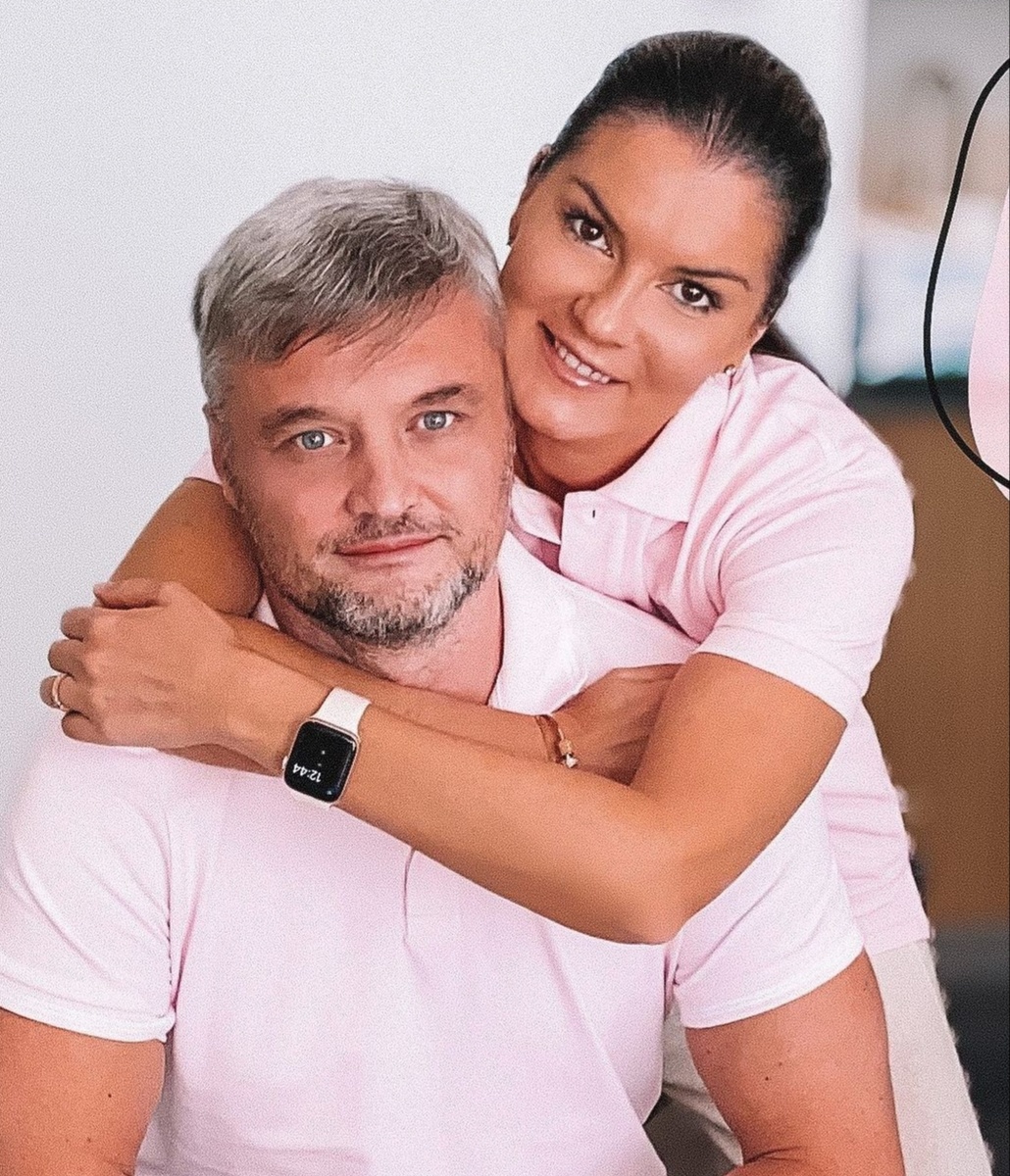 Вероника с мужем Николашей