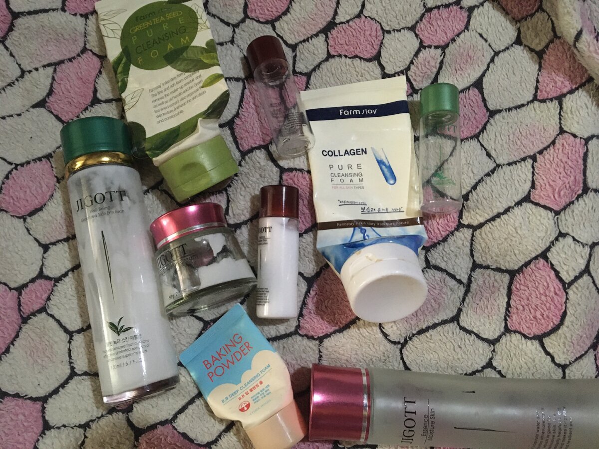 Мои остатки корейских средств, пора на закупку!