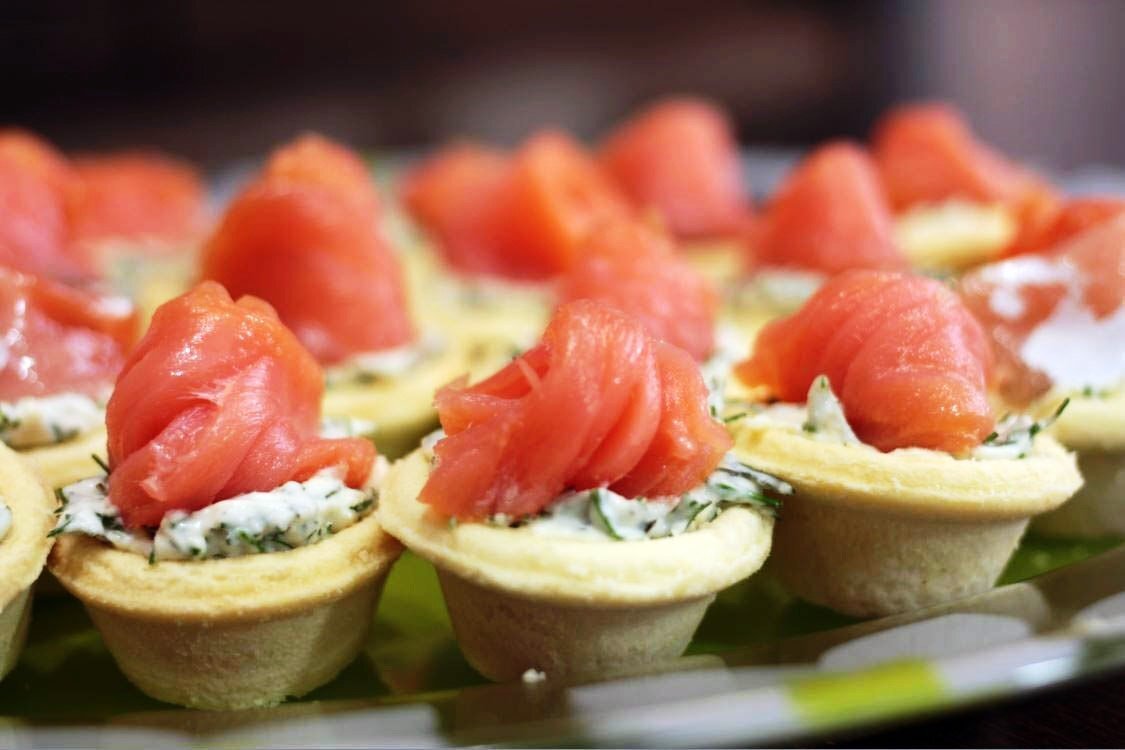 Блюдо из красной рыбы