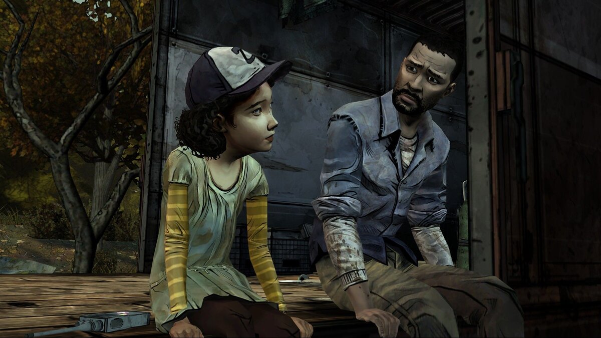 Игра в ли. The Walking Dead Джеймс и Клементина