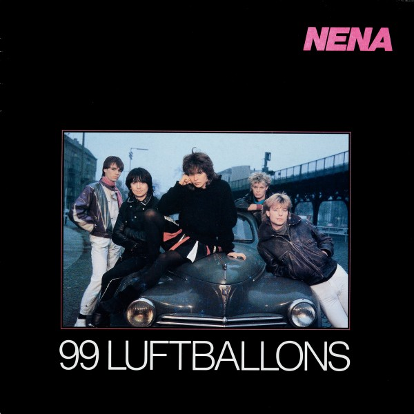 Обложка сингла "99 Luftballons"  немецкой поп-рок-нью-вэйв-группы Nena