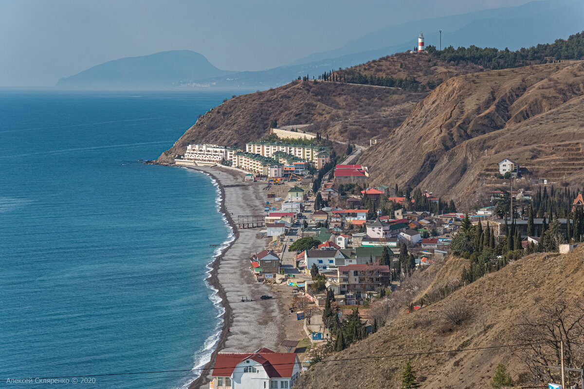 Поселок рыбачье крым пляж