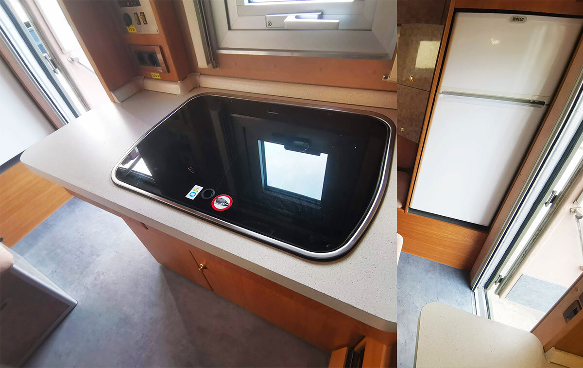 Кухня грузовика автодома