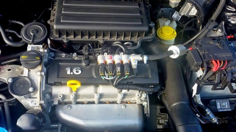 Двигатель с газовым оборудованием