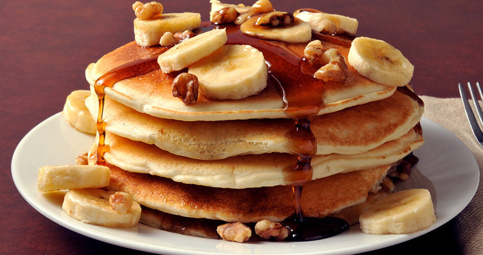 Банановые панкейки 