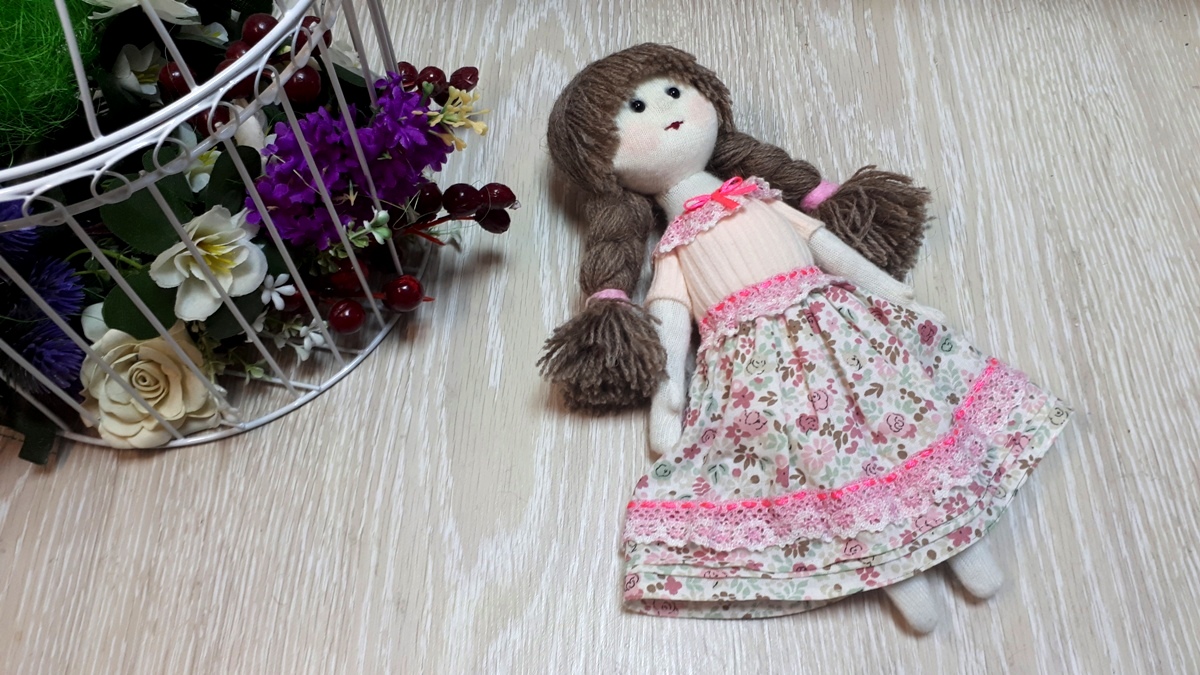 Набор для шитья текстильной куклы, как сшить куклу