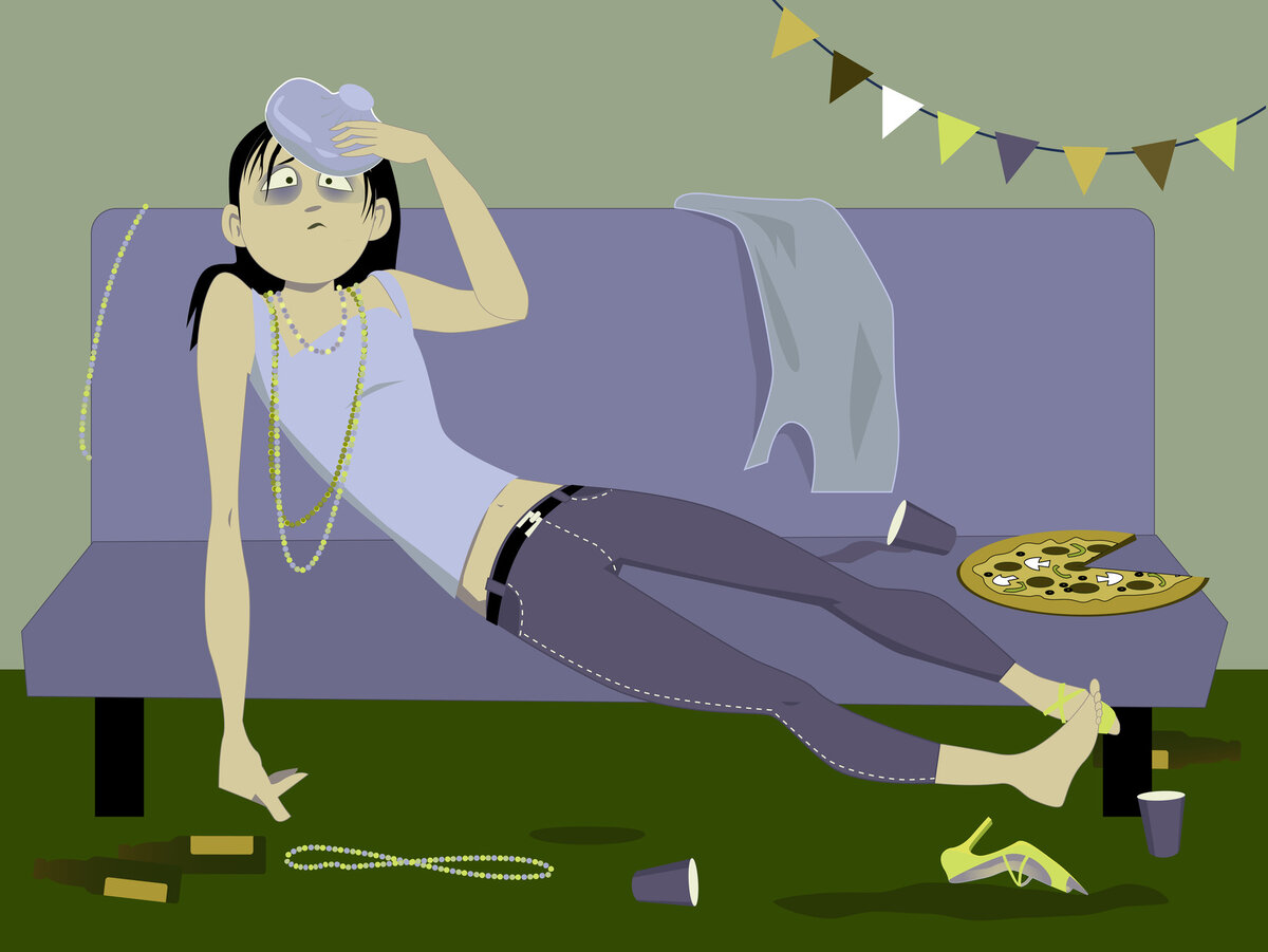 Соня с похмелья