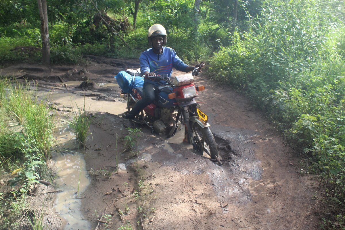 Едем из Гвинеи в Гвинею Бисау по тропам