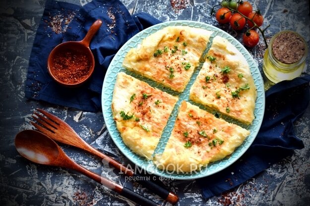 Хачапури с творогом и сыром из слоеного теста – простой и вкусный рецепт с фото (пошагово)