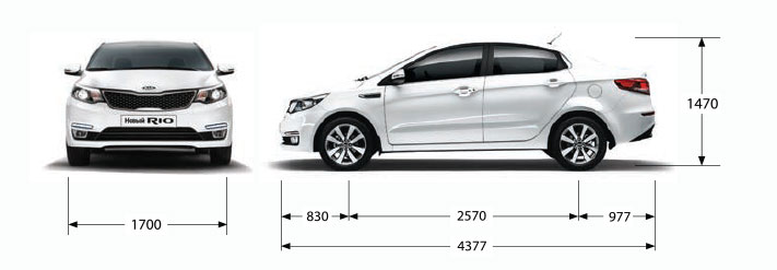 Киа рио хэтчбек размеры. Киа Рио 2016 габариты седан. Габариты Киа Рио седан 2015. Габариты Киа Рио седан 2014. Габариты Киа Рио 4 седан.