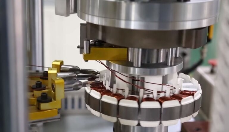 Производство статора.