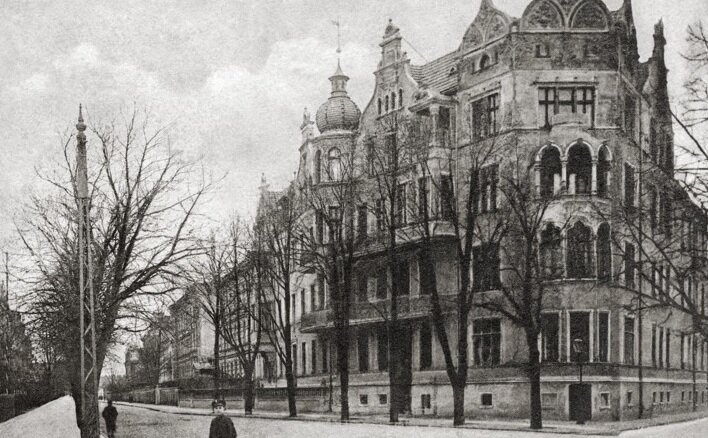 Дом в Тильзите, где родился Армин Мюллер-Шталь. Фото 1910-1917 гг. Изображение: bildarchiv-ostpreussen.de