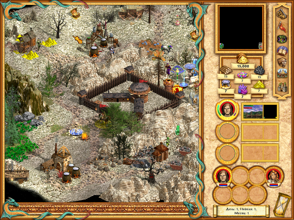 Скиншот из Heroes of Might and Magic IV ("Герои 4")