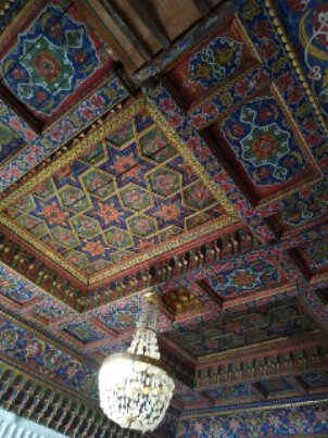 Роспись на потолке ханского дворца