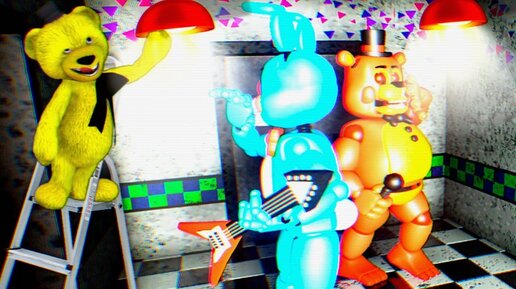 FNAF - CNAF 2 ВКЛЮЧИЛ СВЕТ в ПИЦЦЕРИИ и ЗАТРОЛЛИЛ ВСЕХ АНИМАТРОНИКОВ из ФНАФ 2 !!!