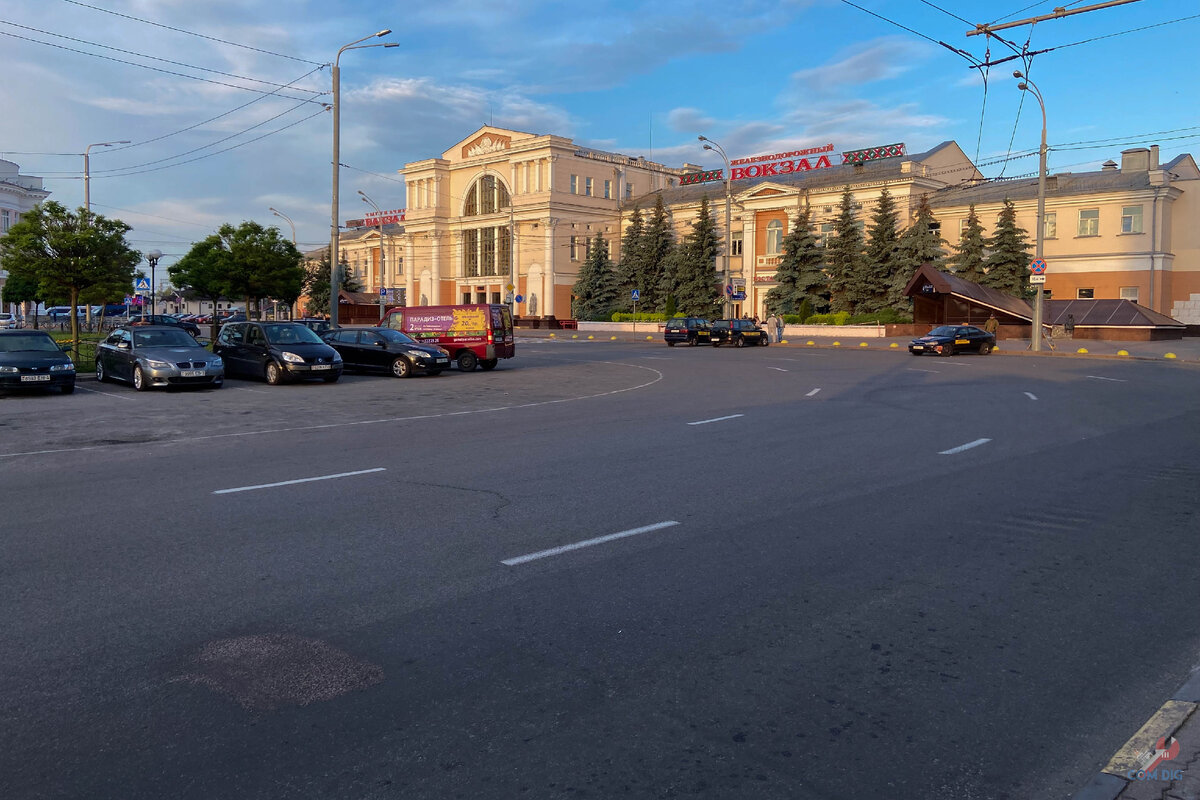 Здание гомельского вокзала. 