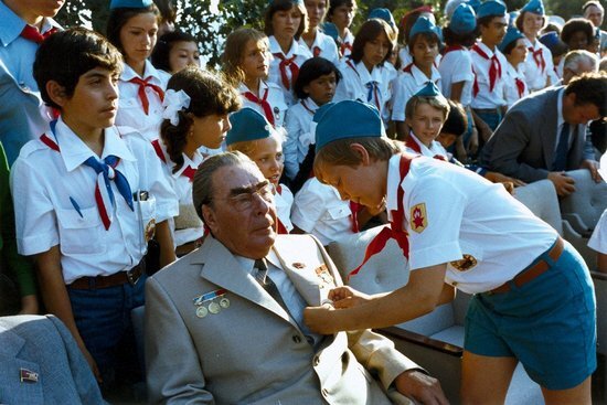 Брежнев в Артеке, 1979 год