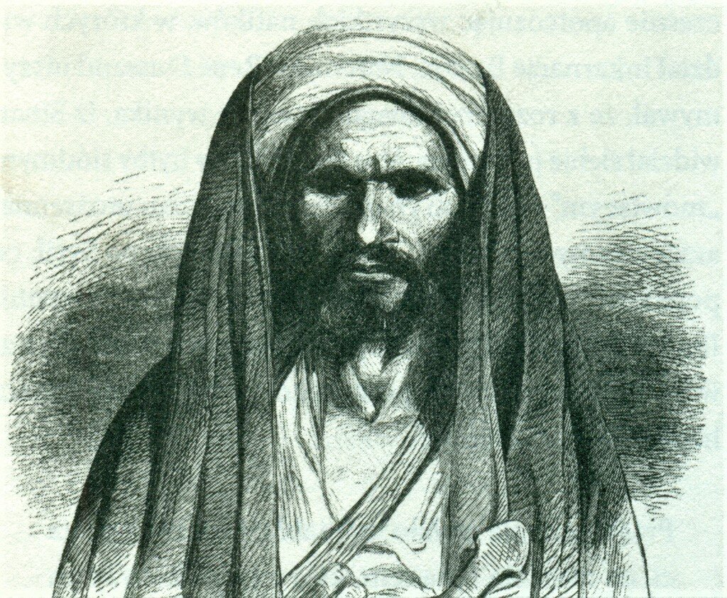Реконструкция внешности Хасана ибн Саббаха, 19 век.