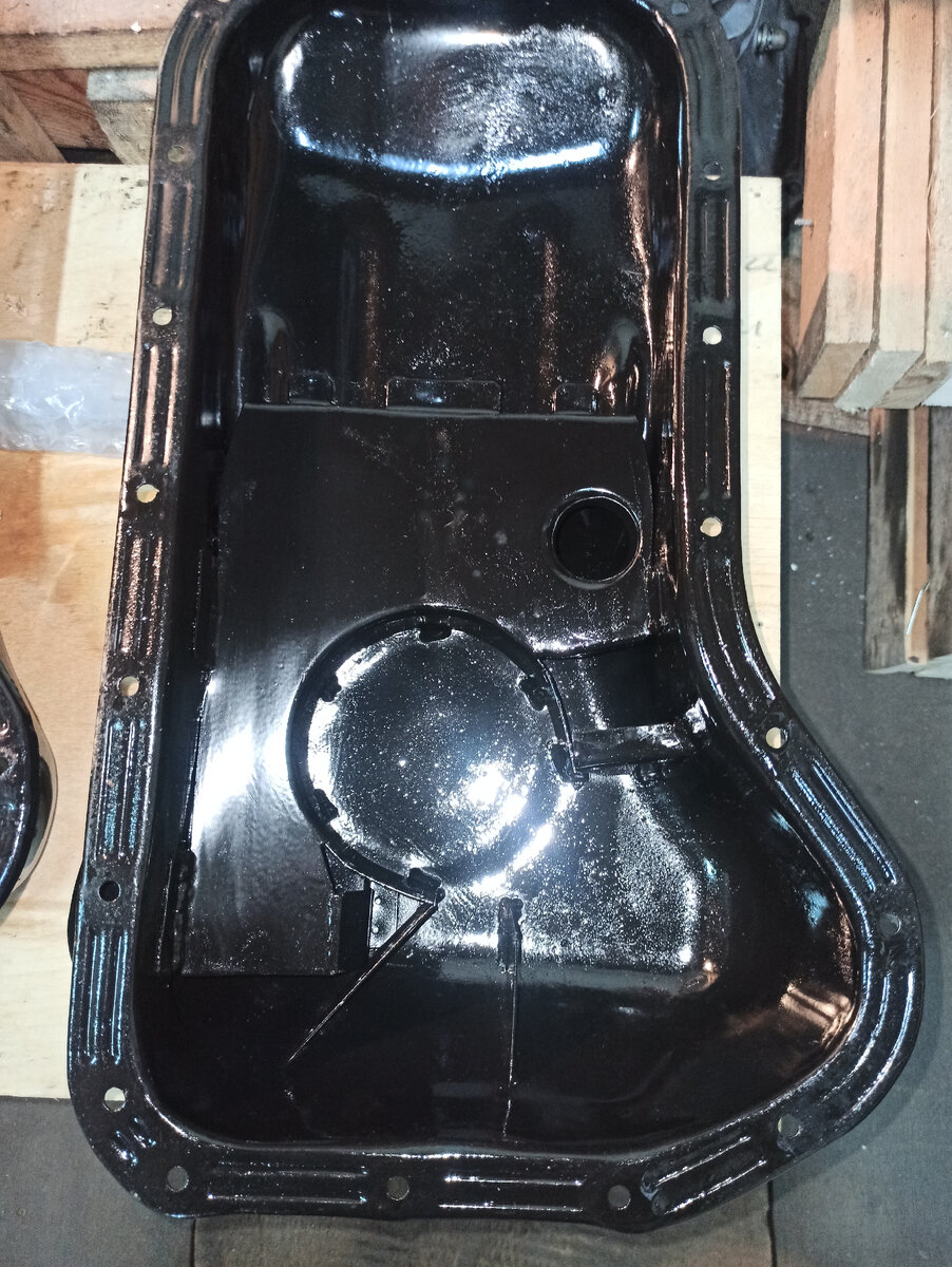 Старый поддон, проблем с установкой нет! 