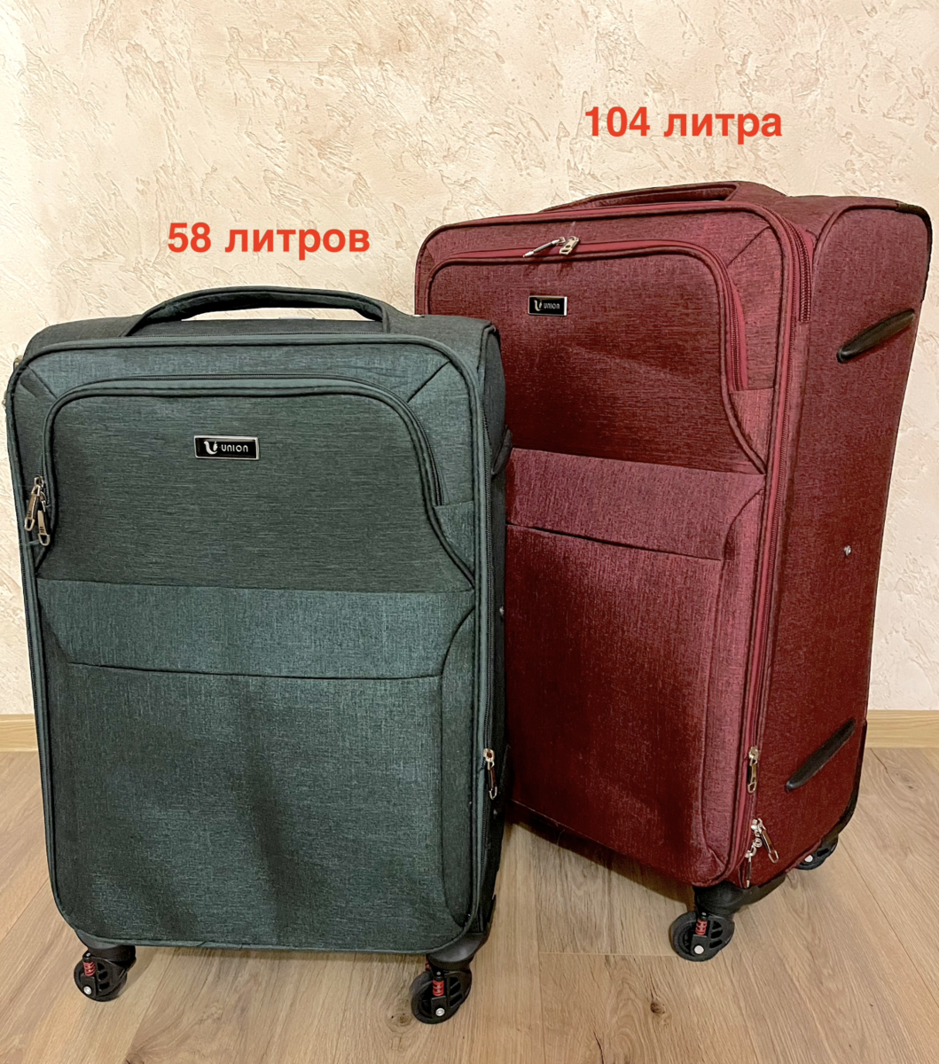 Это дорожные сумки двух самых популярных размеров. Как раз те, что я себе купил