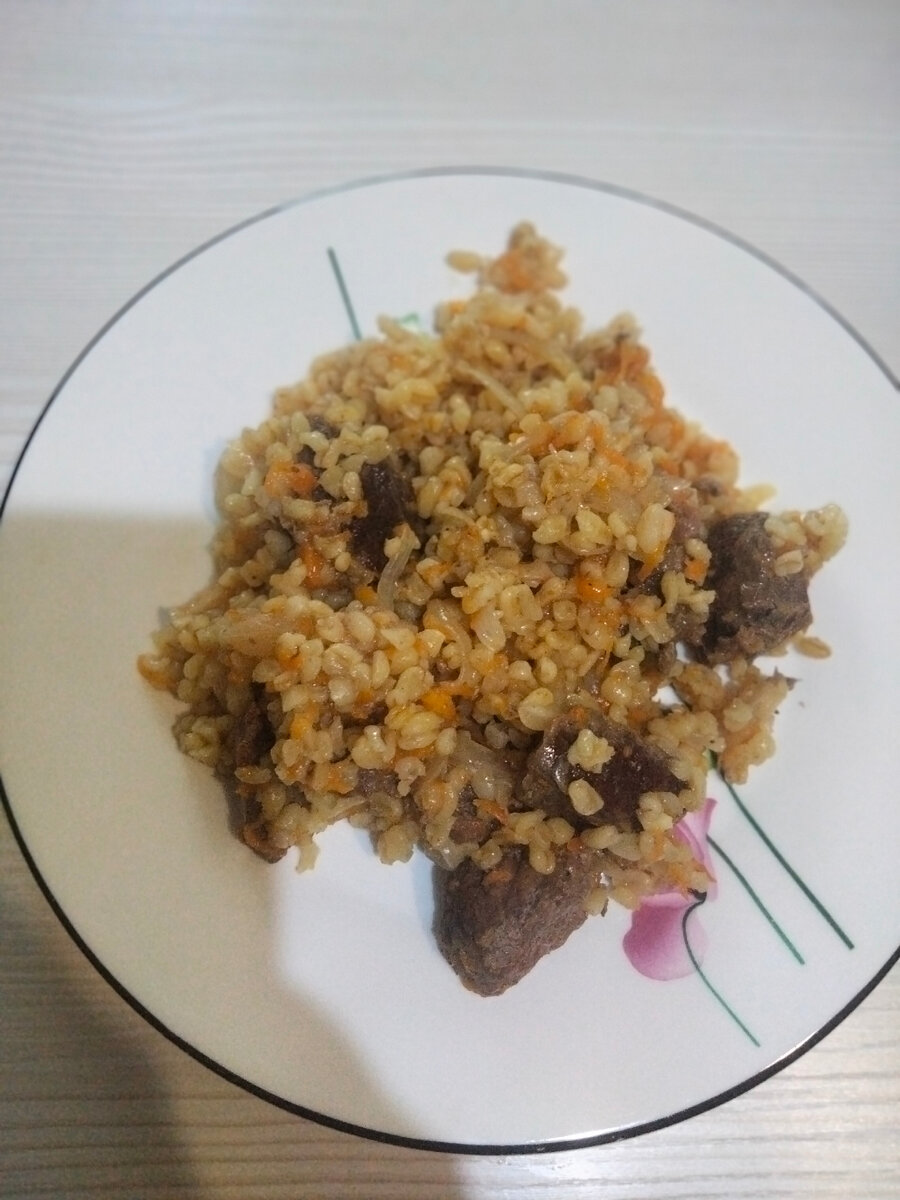 Мясо с булгуром