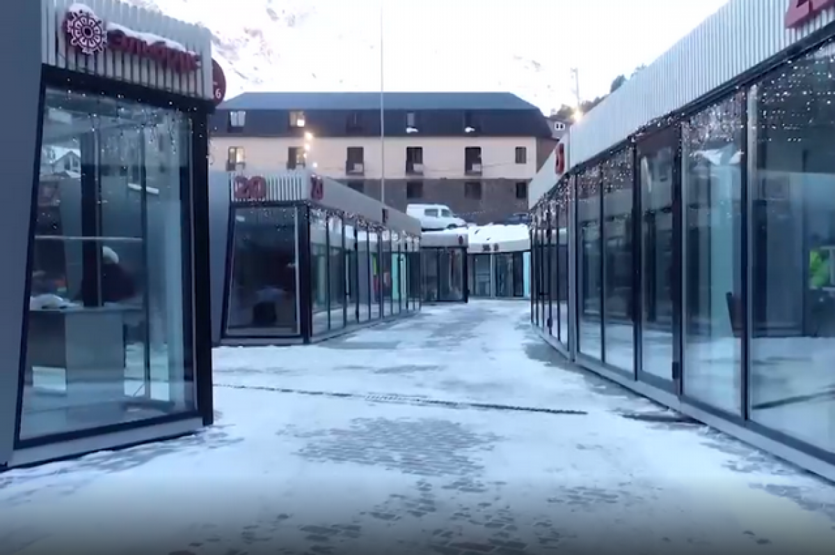    Новый рынок в восемь раз больше прежнего открыли на курорте «Эльбрус» в КБР