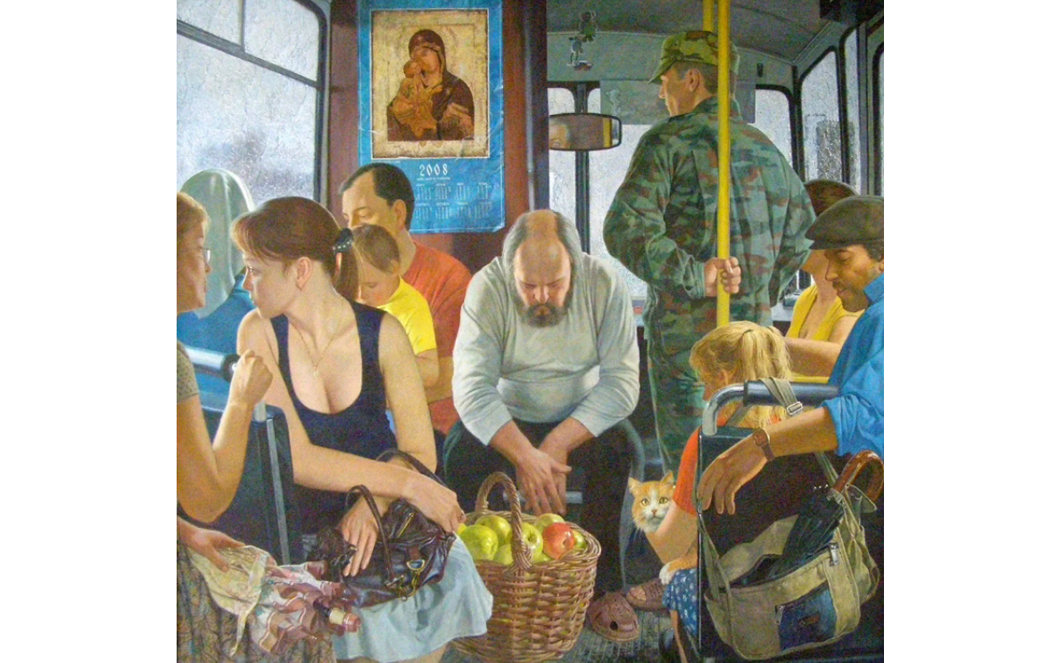 Дудин Александр Леонидович. В автобусе. Читайте и слушайте книги преподобного Паисия Святогорца (1924-1994). Ссылки внизу