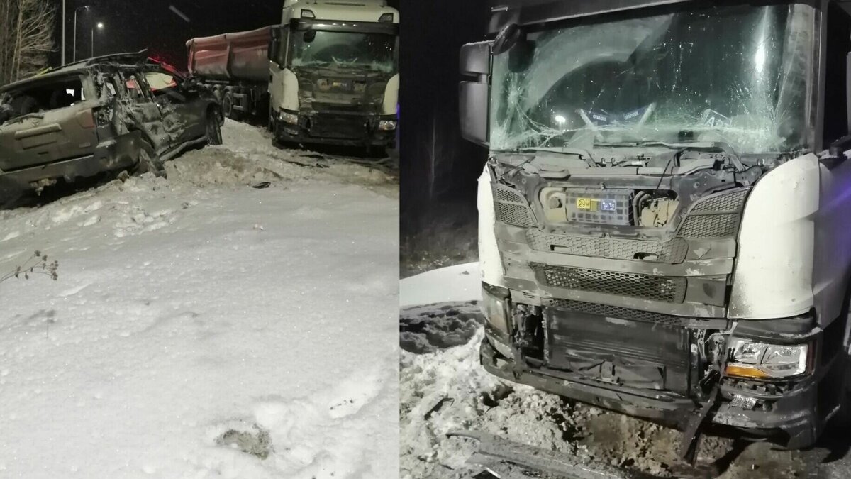     На трассе в Челябинской области в грузовик с тюменскими номерами влетела «Тойота Секвойя», погибла 44-летняя женщина. По данным ГИБДД, всё произошло вчера в 22:25 на трассе «Усть-Багаряк — Тюбук».