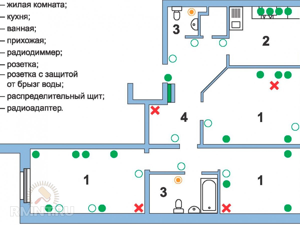Как составить схему помещения